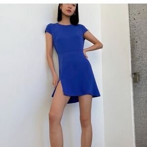 Aritzia Babaton hampton mini Blue Women's Dress